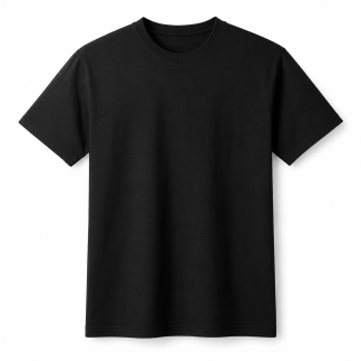 Minimal Black T-Shirt Product Mockup